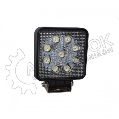 HALOGEN KWADRATOWY LED 27W CLEAR GRAFIT